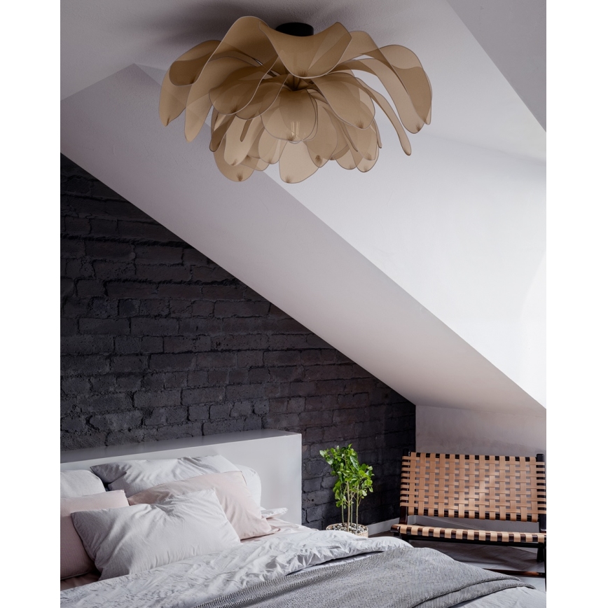 ByRydens - Stropno pritrjen lestenec LOU LOU 1xE27/8W/230V bež