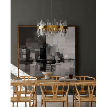 ByRydens - LED lestenec na jekleni vrvici TRIUMPH LED/45W/230V