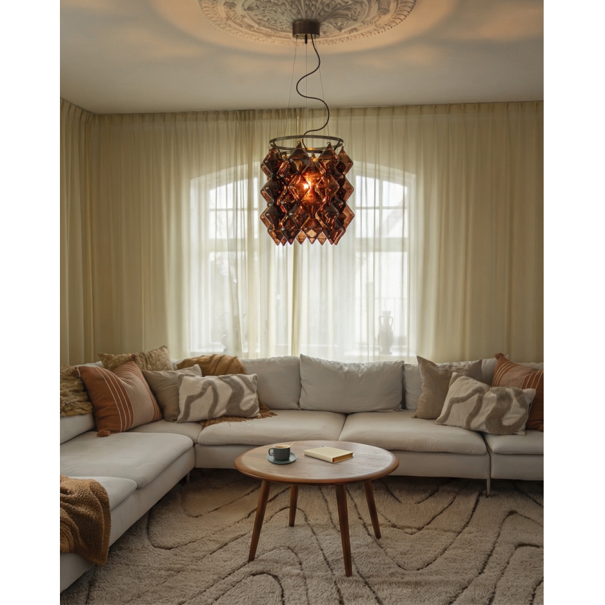 ByRydens - Viseča svetilka na kabelu GEMMA 1xE27/5W/230V