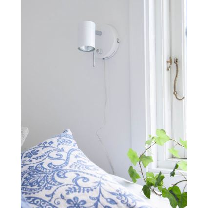 ByRydens - Zatemnitveni stenski reflektor CORRECT 1xGU10/7W/230V bela