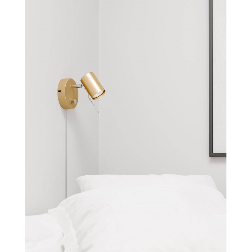 ByRydens - Zatemnitveni stenski reflektor CORRECT 1xGU10/7W/230V zlata