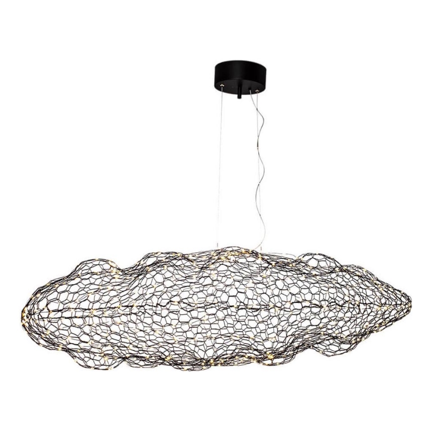 ByRydens - LED Lestenec na vrvici HAYDEN LED/20W/230V črna