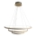 ByRydens - LED Lestenec na vrvici TRIONE LED/45W/230V rjava pr. 80 cm
