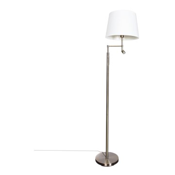 ByRydens - LED stoječa svetilka ORLANDO 1xE27/5W/230V + LED/3W bela/bronasta pr. 36 cm