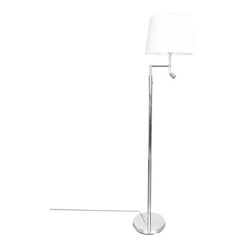 ByRydens - LED Talna svetilka ORLANDO 1xE27/5W/230V + LED/3W bela/sijajni krom pr. 36 cm