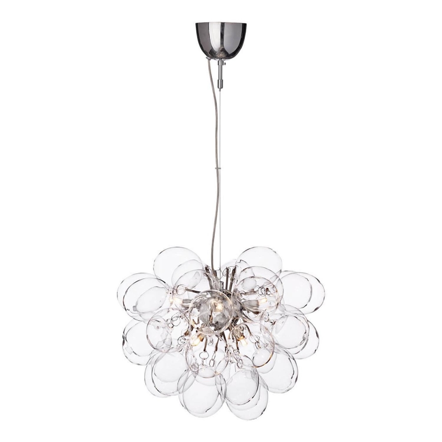 ByRydens - Lestenec na vrvici GROSS 8xG9/4W/230V prozorna pr. 50 cm