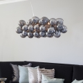 ByRydens - Lestenec na vrvici GROSS BAR 8xG9/5W/230V dimna/črna