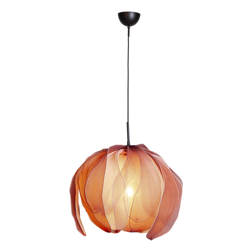 ByRydens - Lestenec na vrvici LOU LOU 1xE27/5W/230V roza pr. 80 cm