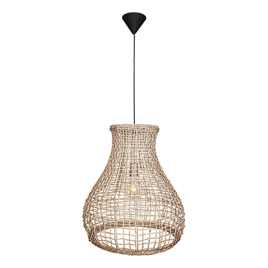 ByRydens - Lestenec na vrvici SEAGRASS 1xE27/8W/230V bež pr. 49 cm