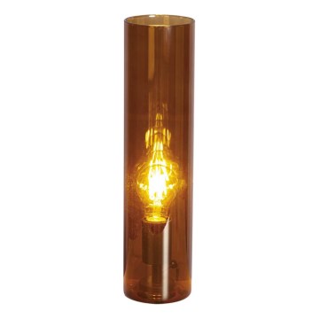 ByRydens - Namizna svetilka FLAKE 1xE27/5W/230V rjava/dimna