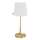 ByRydens - Namizna svetilka LUMI 1xE27/8W/230V bela/zlata 48,5 cm