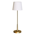 ByRydens - Namizna svetilka LUMI 1xE27/8W/230V bela/zlata 68,5 cm