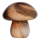 ByRydens - Namizna svetilka MIRA MUSHROOM 1xE27/8W/230V rjava