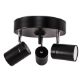ByRydens - Reflektor CORRECT 3xGU10/7W/230V črna pr. 20 cm