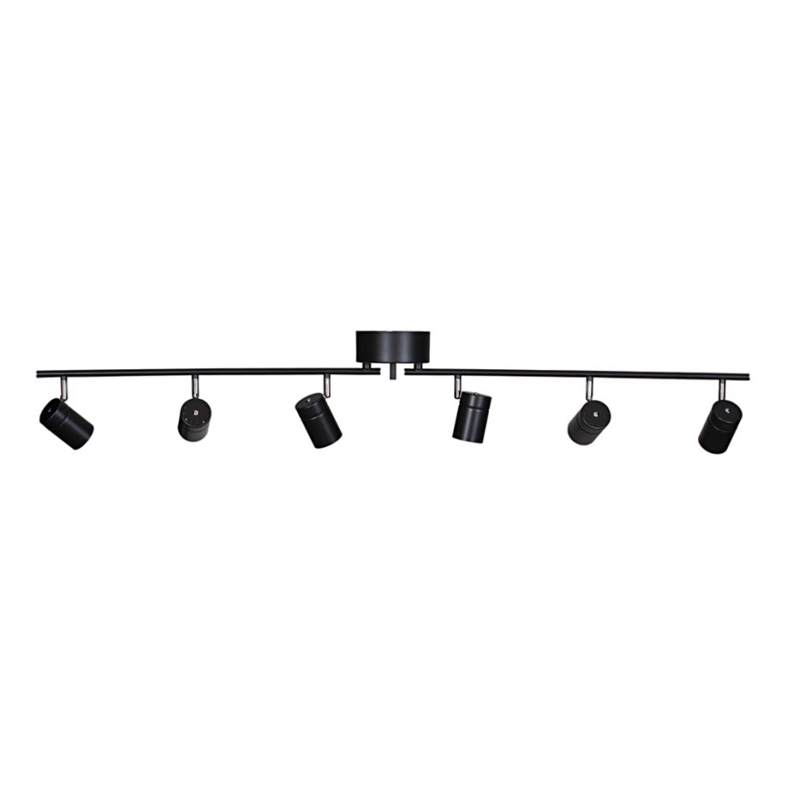ByRydens - Reflektor CORRECT 6xGU10/7W/230V črna pr. 30 cm