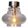 ByRydens - stropna svetilka DOLORES 1xE27/5W/230V, premer 30 cm, siva/dimna