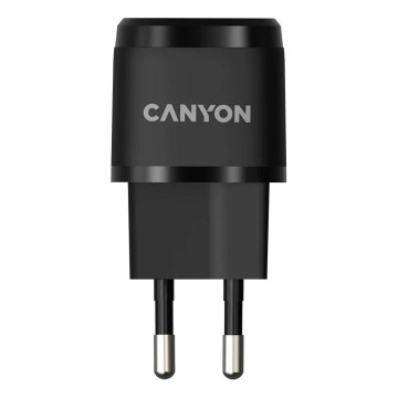 Canyon - Adapter za hitro polnjenje Power Delivery 20W črna