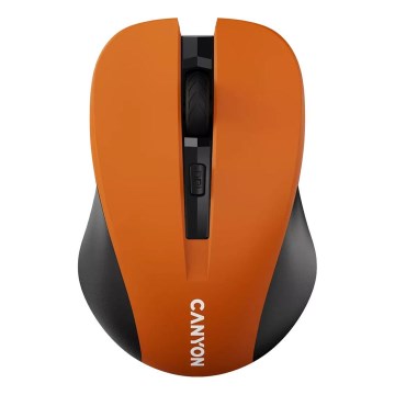 Canyon - Brezžična miška 800/1000/1200 DPI 2xAAA oranžna