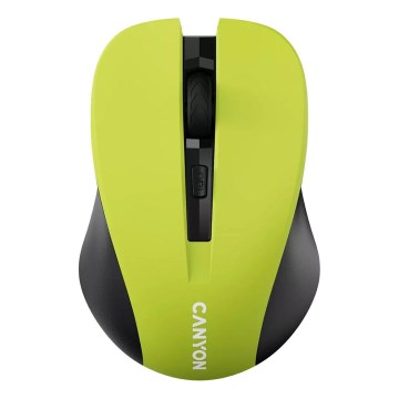 Canyon - Brezžična miška 800/1000/1200 DPI 2xAAA rumena