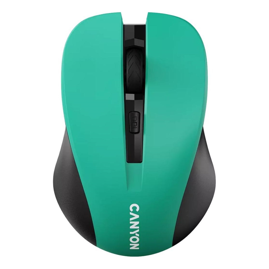 Canyon - Brezžična miška 800/1000/1200 DPI 2xAAA zelena