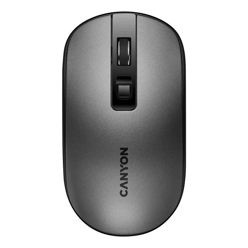 Canyon - Brezžična miška 800/1200/1600 DPI siva