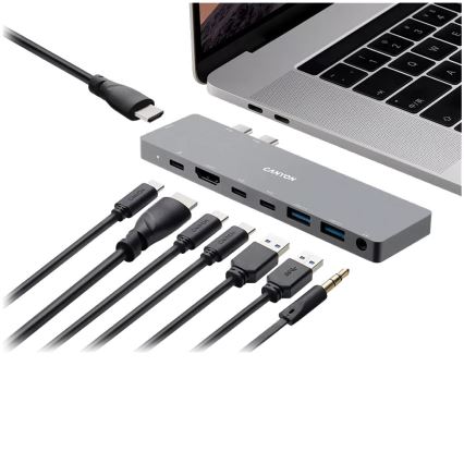 Canyon - Docking station Power Delivery za MacBook 8v1