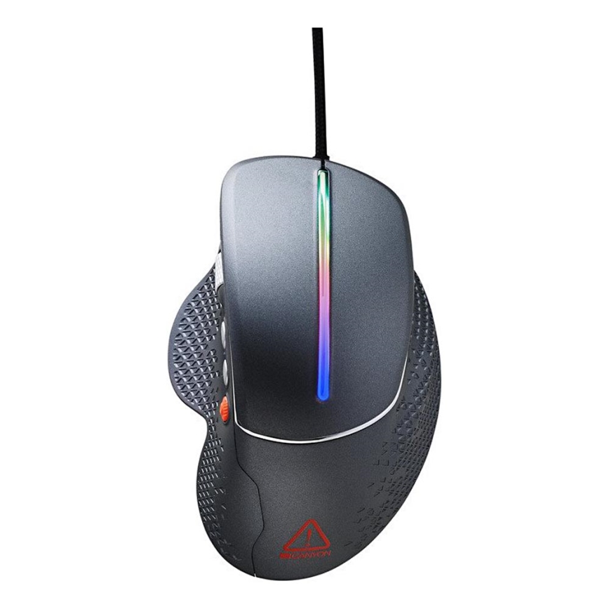 Canyon - LED RGB Gaming miška 800/1600/2400/3200/4800/6400 DPI