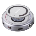 Canyon - Multi-port hub s polnilnikom in USB vmesnikom