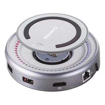 Canyon - Multi-port hub s polnilnikom in USB vmesnikom