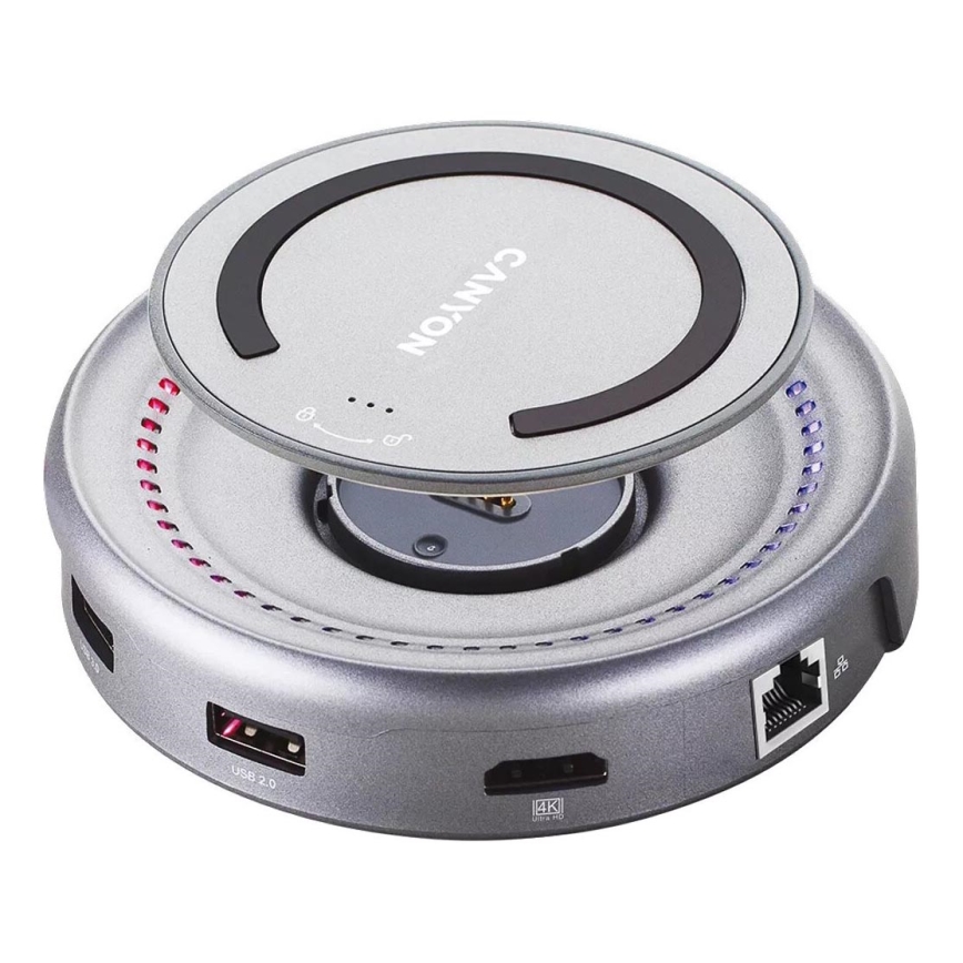 Canyon - Multi-port hub s polnilnikom in USB vmesnikom
