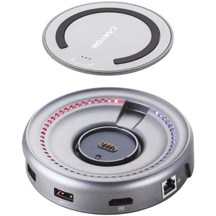 Canyon - Multi-port hub s polnilnikom in USB vmesnikom