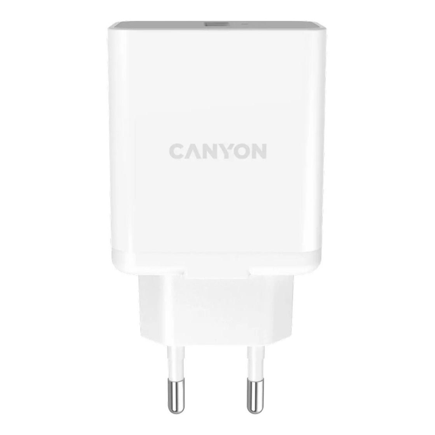 Canyon - Polnilni adapter 1xUSB/230V