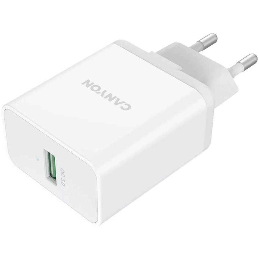 Canyon - Polnilni adapter 1xUSB/230V