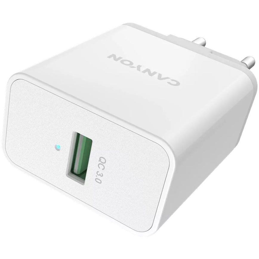 Canyon - Polnilni adapter 1xUSB/230V