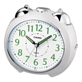 Casio - Budilka 1xLR14 bela/sijajni krom