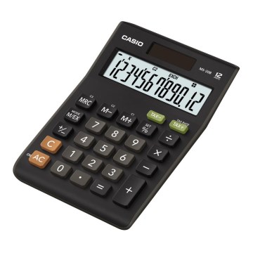 Casio - Namizni kalkulator 1xLR54 črn