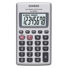 Casio - Žepni kalkulator 1xLR54 srebrn