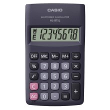Casio - Žepni kalkulator 1xLR6 siv