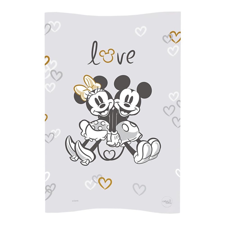 CebaBaby - Previjalna podloga, dvostranska COSY DISNEY 50x70 cm siva