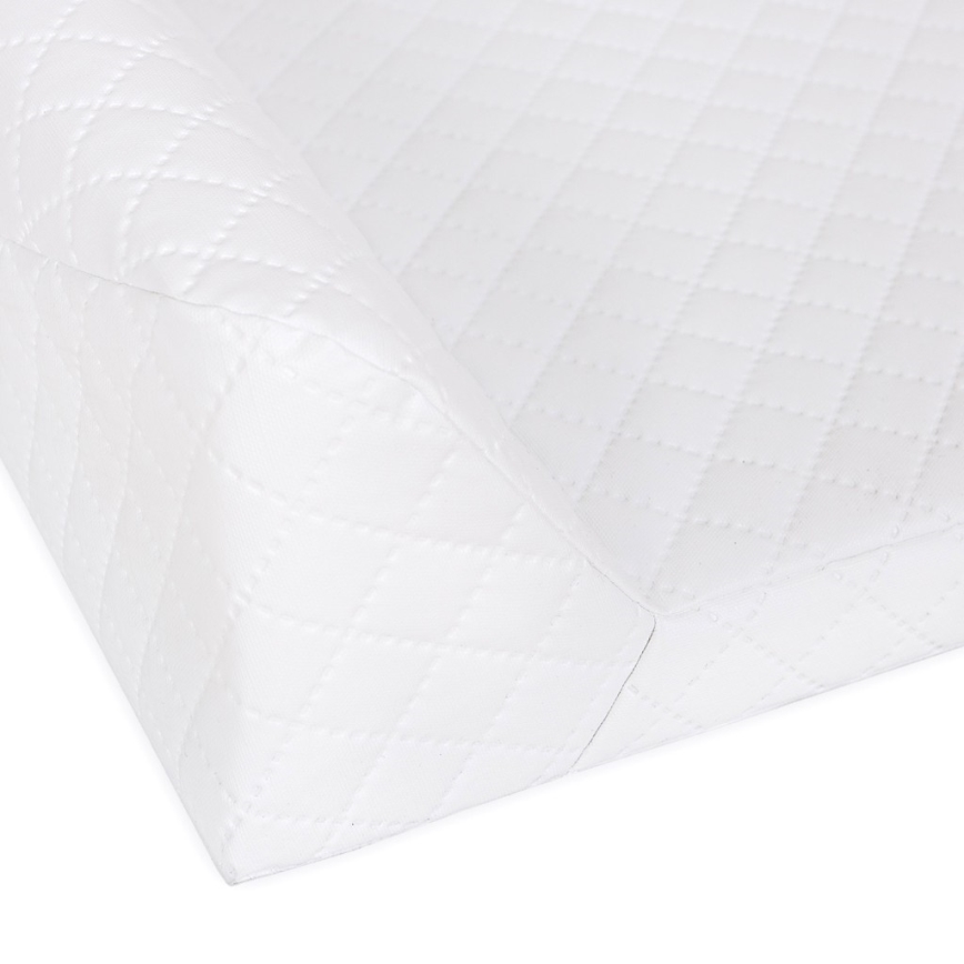 CebaBaby - Previjalna podloga s trdim dnom, dvostranska COMFORT 50x70 cm bela