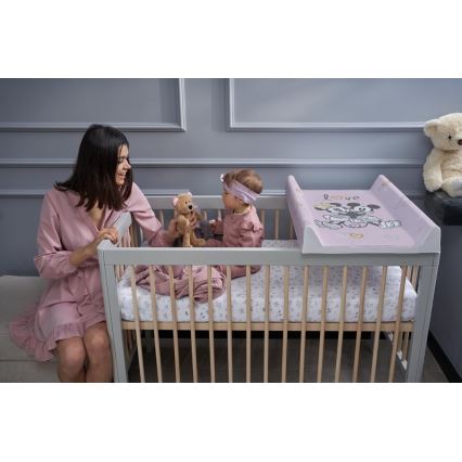 CebaBaby - Previjalna podloga s trdim dnom, dvostranska DISNEY 50x70 cm roza