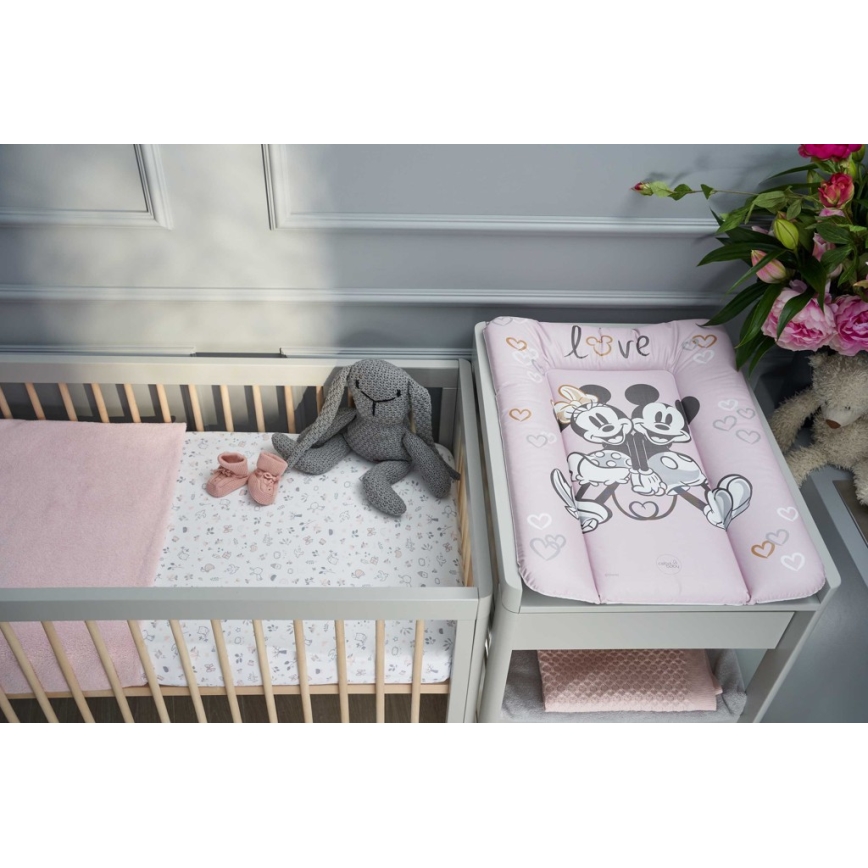 CebaBaby - Previjalna podloga, tristranska DISNEY Disney 50x70 cm roza