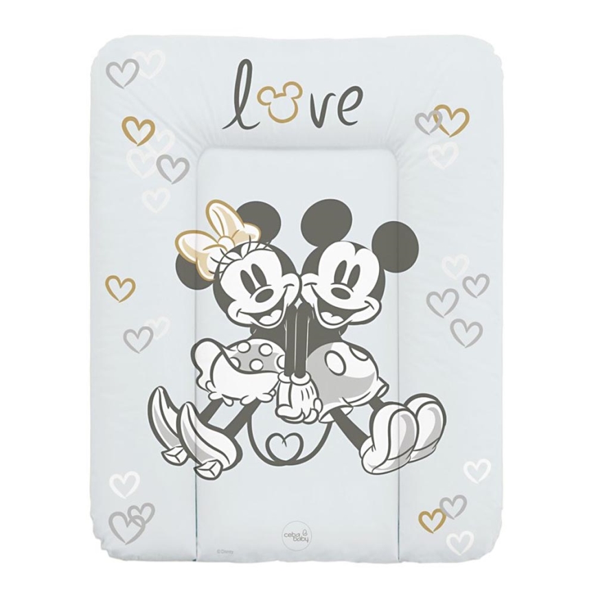 CebaBaby - Previjalna podloga, tristranska DISNEY Disney 50x70 cm siva