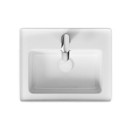 Cersanit K114-005 - Umivalnik za pult/stenski CREA 40x50,5 cm keramika/sijajna bela