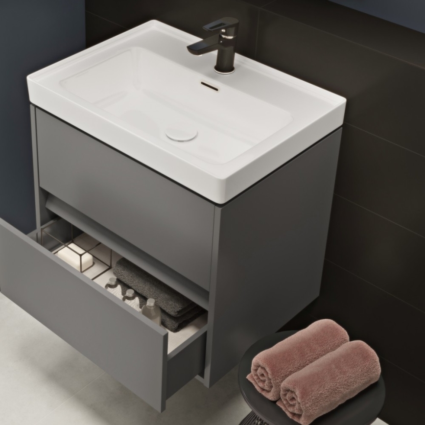 Cersanit K114-006 - Vgradni umivalnik CREA 44,5x60 cm keramika/sijajna bela