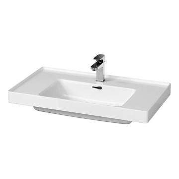 Cersanit K114-017 - Vstavljeni umivalnik CREA 44,5x80,5 cm keramika/sijoča ​​bela