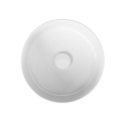 Cersanit K114-020 - Umivalnik za pult CREA premera 38 cm keramika/sijajno bela