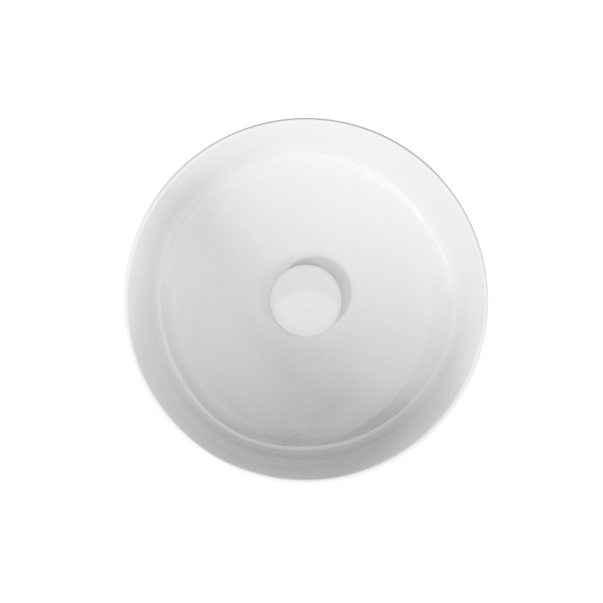 Cersanit K114-020 - Umivalnik za pult CREA premera 38 cm keramika/sijajno bela