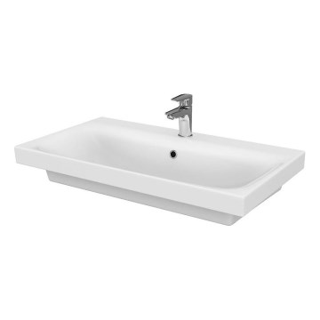Cersanit K116-013 - Umivalnik za pult/stenski MODUO 45x80 cm keramika/sijajna bela