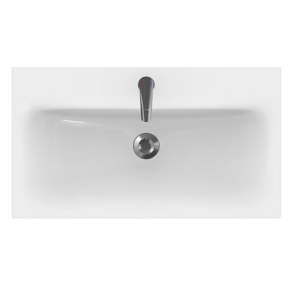 Cersanit K116-013 - Vgradni umivalnik MODUO 45x80 cm keramika/sijajno bela